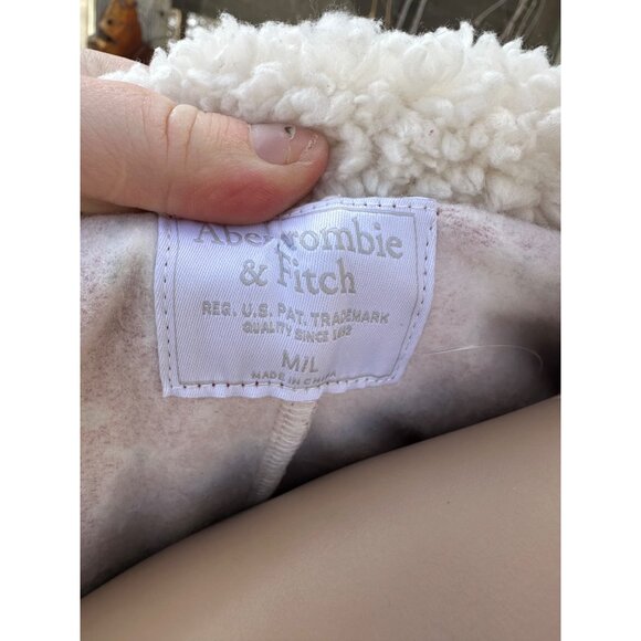 Abercrombie & Fitch Lined Knit Romper Unionsuit Jumpsuit Hooded Pajamas - Picture 9 of 11